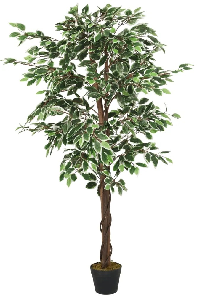 Figueira artificial 378 folhas 80 cm verde