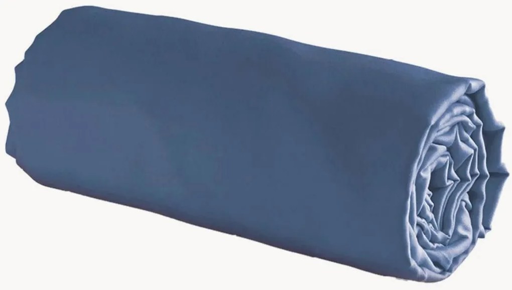 Lençol com elástico em cetim de algodão Arles Zanzibar