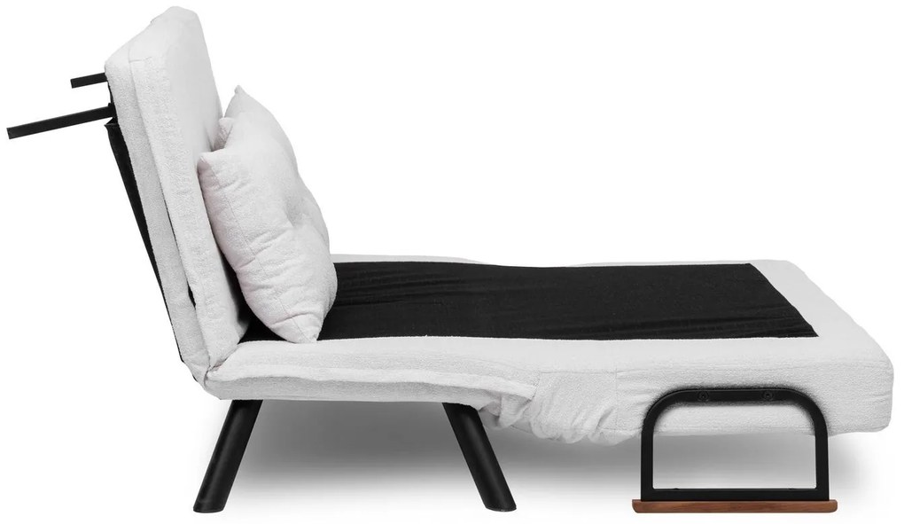 Sofá-cama de 2 Lugares Sando – Branco – 175 cm x 133 cm
