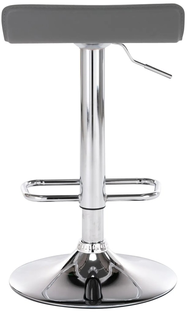 Conjunto de 2 bancos de bar Dyn 38 x 65-85 x 41 cm Cinzento