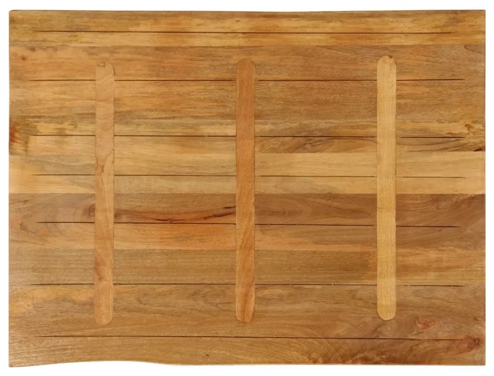Tampo de mesa c/ borda viva 100x80x2,5 cm mangueira maciça