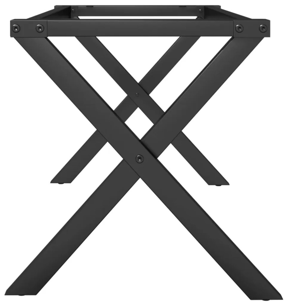 Pernas para mesa de centro estrutura em X aço