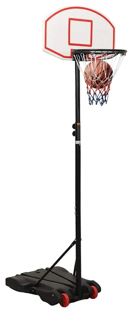 Tabela de basquetebol 216-250 cm polietileno branco
