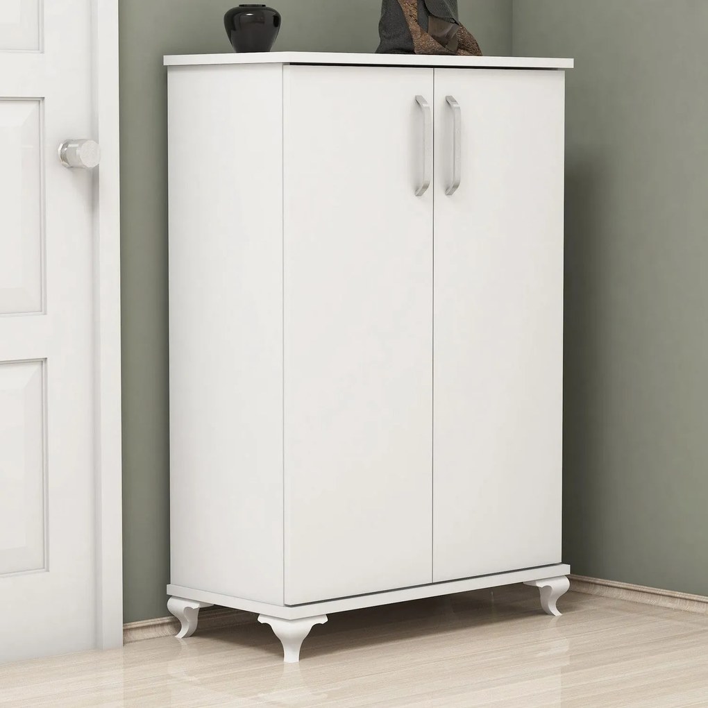 Sapateira Asta – Branco – 72 cm x 100 cm x 32,5 cm