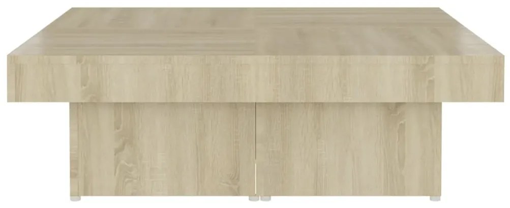 Mesa de centro 90x90x28 cm contraplacado carvalho sonoma