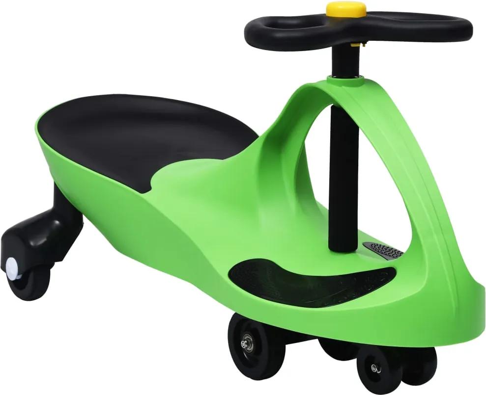 Triciclo sem pedais com buzina verde