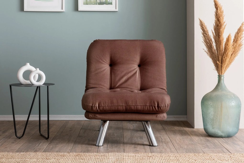 ****
Sofá-cama 1 lugar Misa – Castanho Claro – 110x70 cm
**