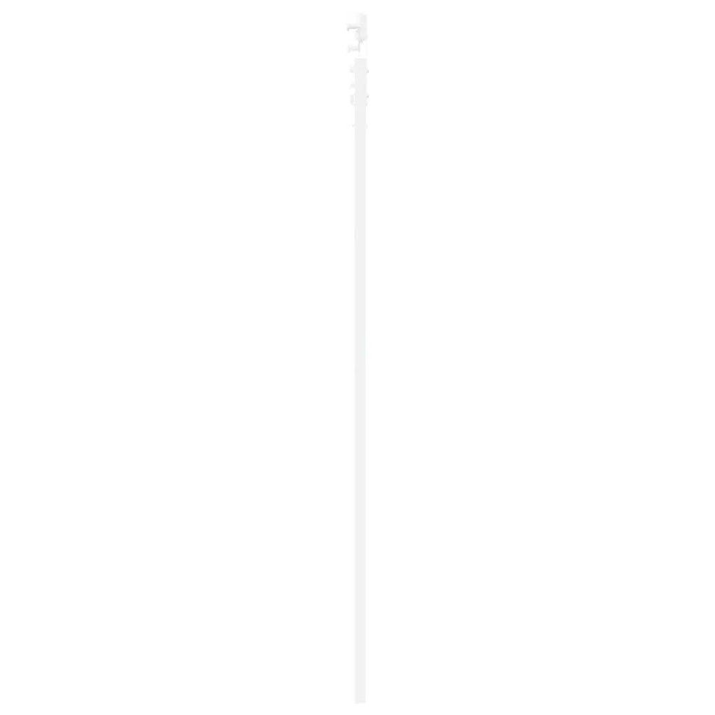 Porta Deslizante vidaXL com Conjunto de Ferragens Branca 86x211 cm Mad