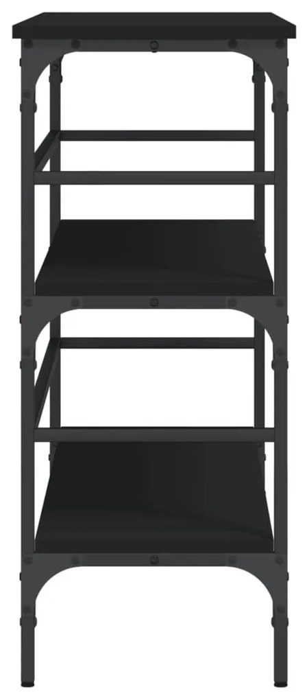 Mesa consola 100x32x75 cm derivados de madeira preto
