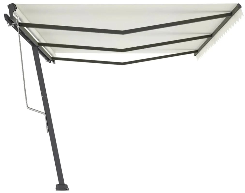 Toldo automático independente 600x350 cm cor creme