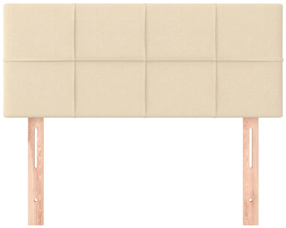 Cabeceira de cama tecido 80x5x78/88 cm creme