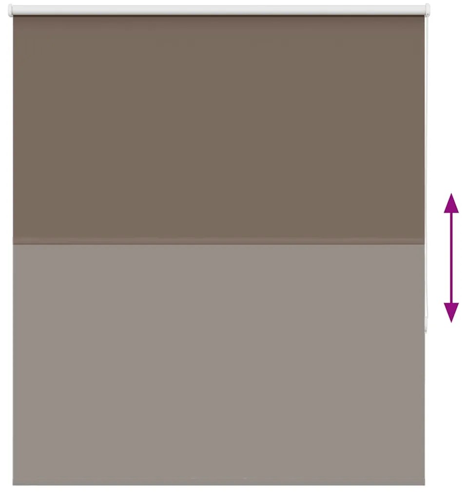 Persiana de enrolar 135x130 cm largura tecido 131,6cm poliéster