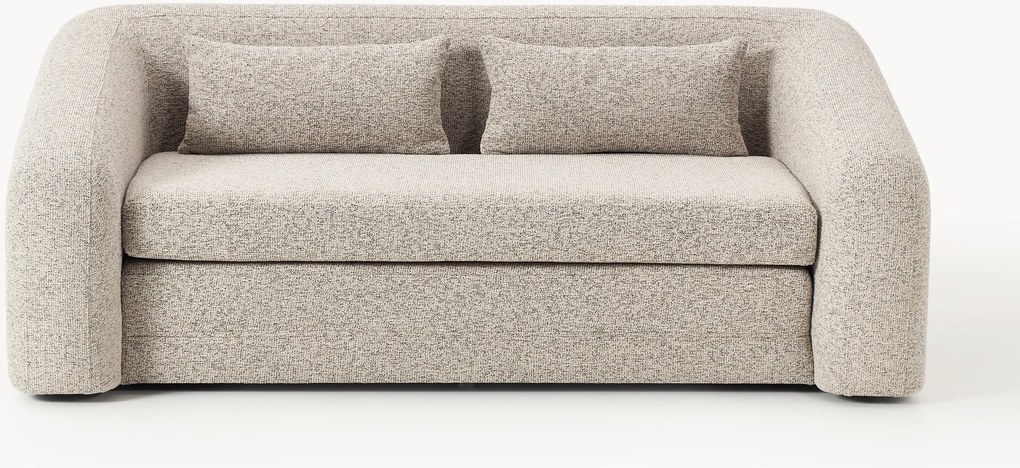 Sofá-cama em bouclé Eliot (2 lugares)