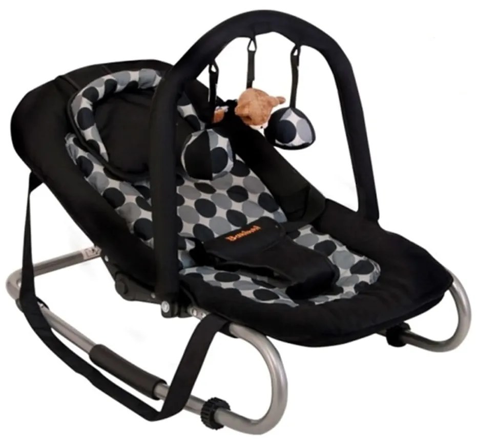 410577 Baninni Banini Baloiço de bebé Relax Classic círculos pretos BNBO002-BKCL