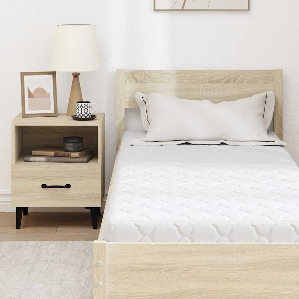 Colchões Branco 200 x 80 cm Tecido 100% poliéster