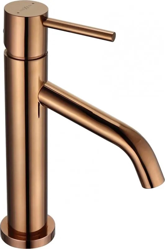 Mexen Rumba torneira de lavatório, ouro rosa - 73500-60