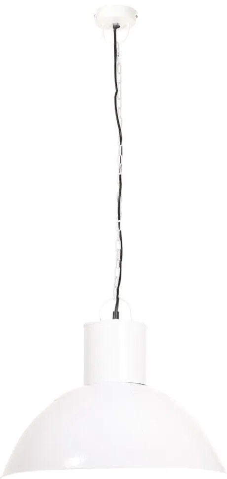 Candeeiro suspenso redondo 25 W 48 cm E27 branco