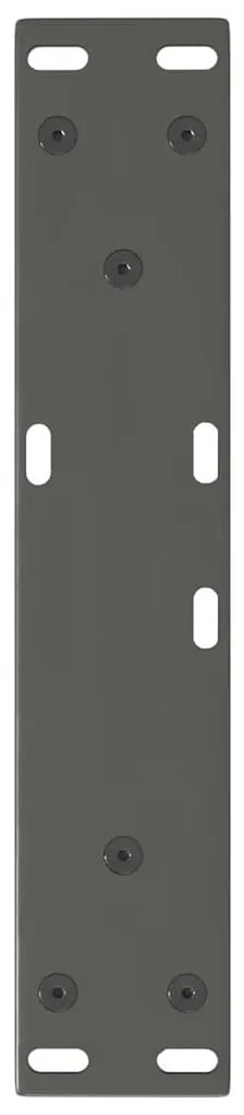Pés para mesa de centro em V, 2 peças, antracite, 40x(30-31,3) cm, aço
