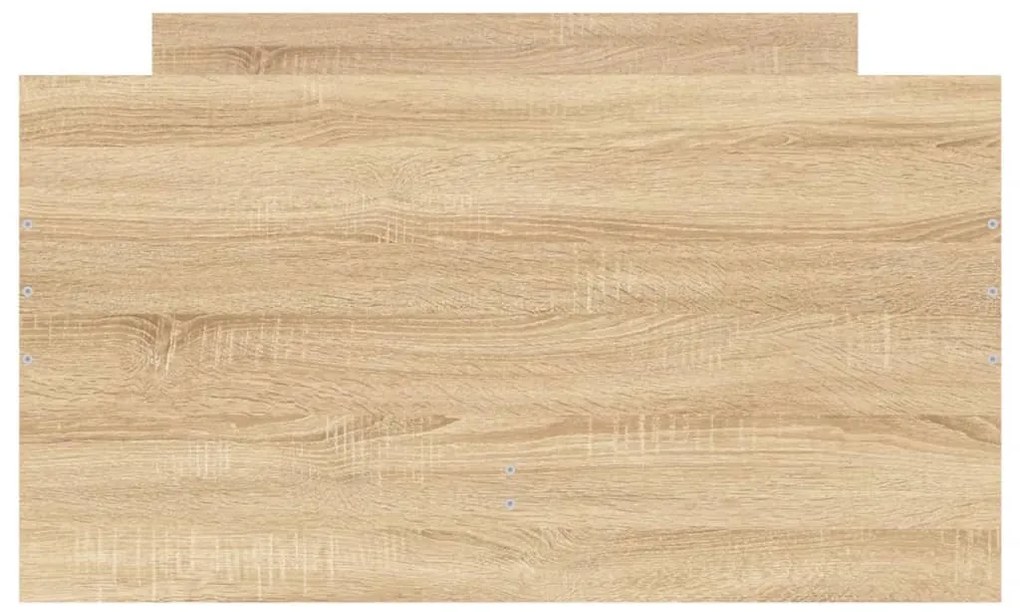 Estrutura de cama com gavetas 90x190 cm carvalho sonoma