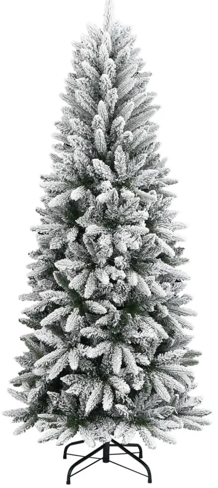 Árvore de Natal artificial com neve PVC & PE 240 cm
