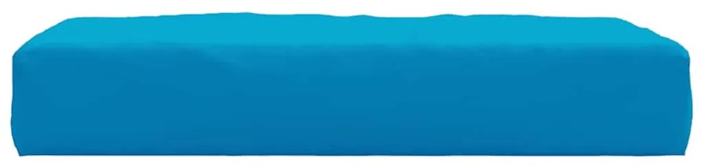 Almofadão p/ móveis paletes 60x60x9,5 cm tecido oxford azul-claro