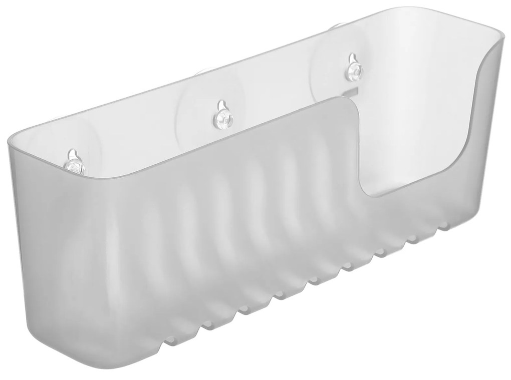 Cesto Wc com Ventosas Standard Glace 30X8.5X11cm