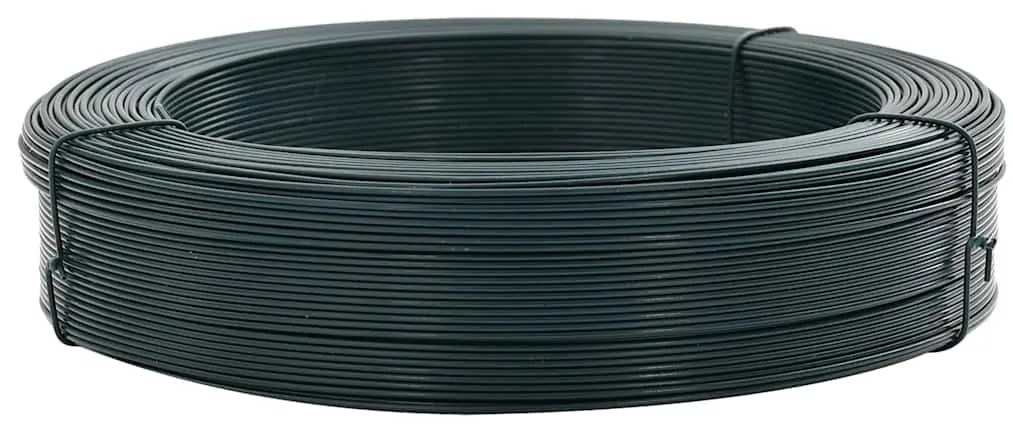 Arame para prender cerca 250 m 2,3/3,8 mm aço preto esverdeado