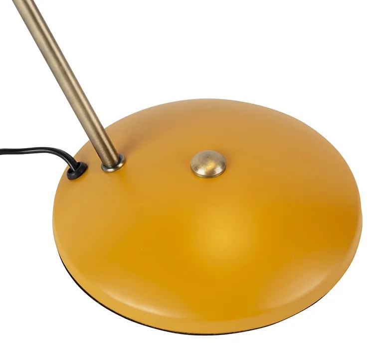 LED Candeeiro de Mesa Inteligente Amarelo com Bronze Incl. WiFi P45 - Milou Retro