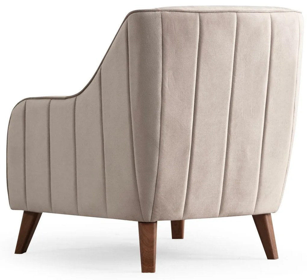 Cadeira Wing Buhara – Cinzento Claro – 60x81x72 cm