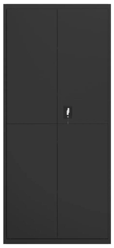 Arquivador 90x40x240 cm aço preto