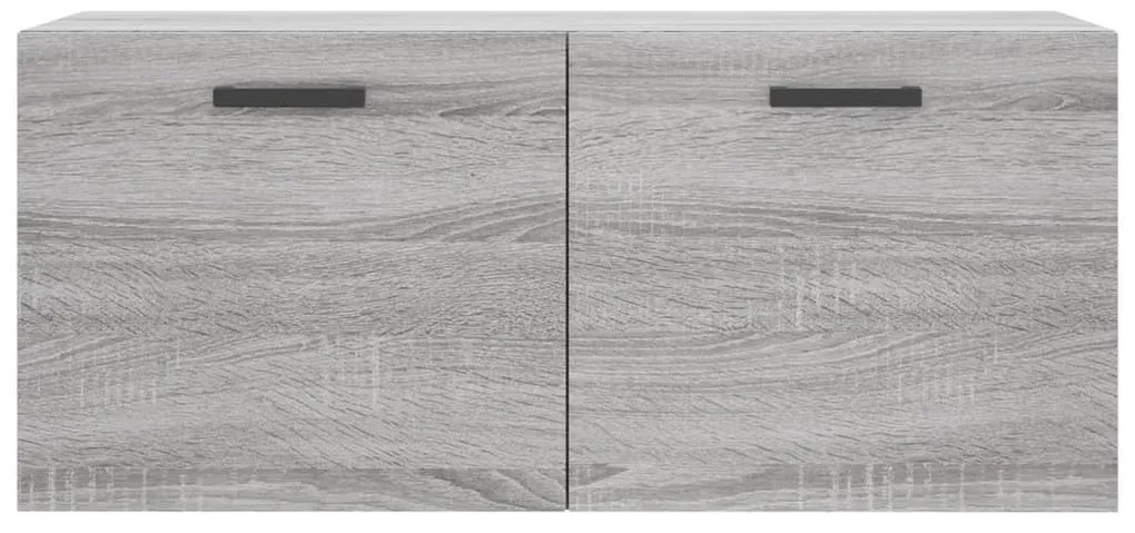 Armário parede 80x36,5x35 cm derivados de madeira cinza sonoma