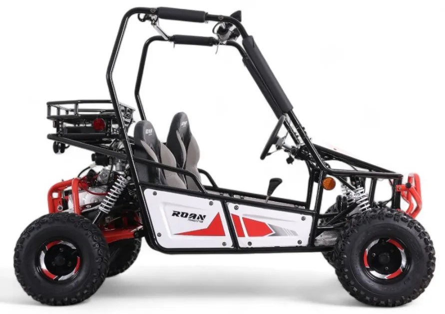 Buggy gasolina para crianças 125cc Roan Triton 2 Lugares R7 Vermelho