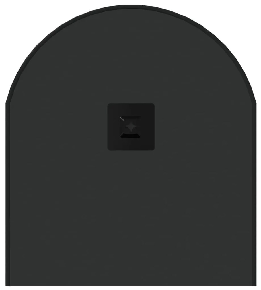 Espelho de parede 80x35 cm oval preto