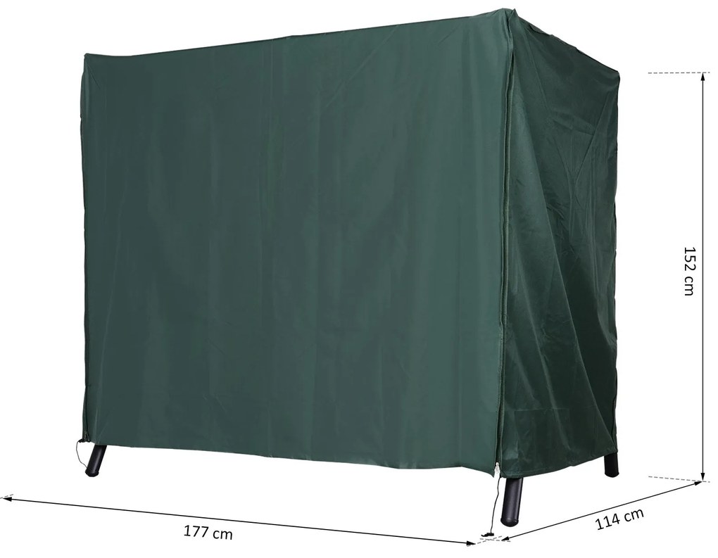 Capa para Móveis de Jardim Capa Protetora para Baloiços de Exterior co