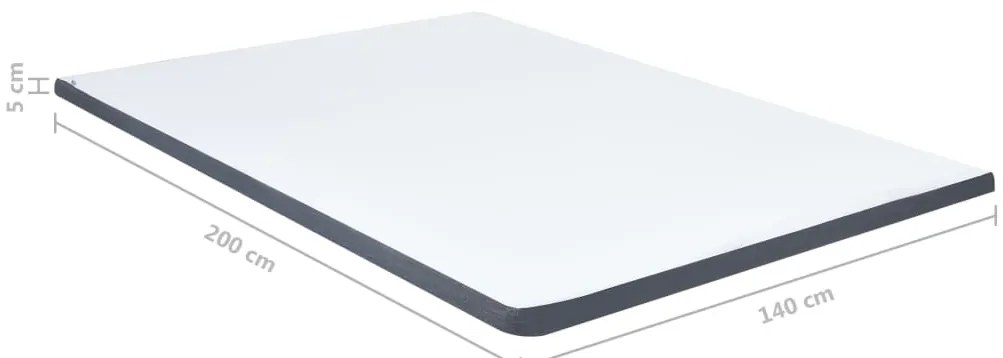 Sobre-colchão para cama boxspring 200x140x5 cm