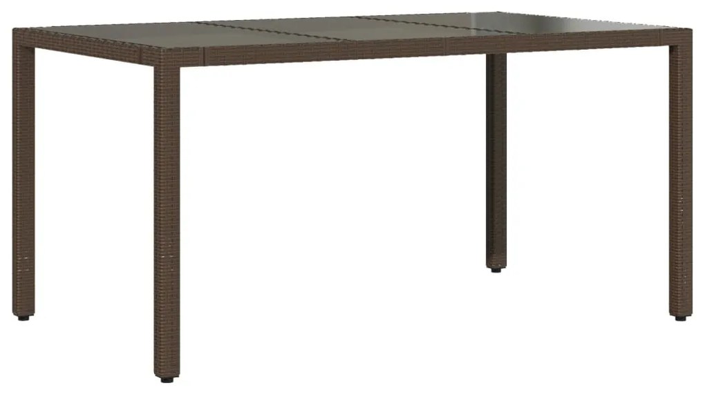 5 pcs conjunto bistrô p/ jardim c/ almofadões vime PE castanho
