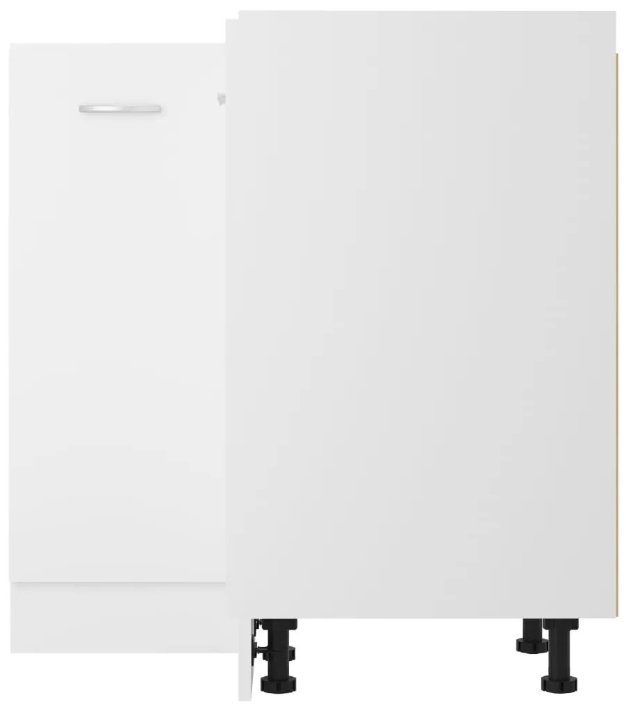Armário inferior de canto “Lyon” 75,5x75,5x81,5cm branco