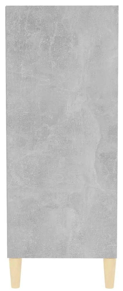 Aparador 57x35x90 cm derivados de madeira cinzento cimento