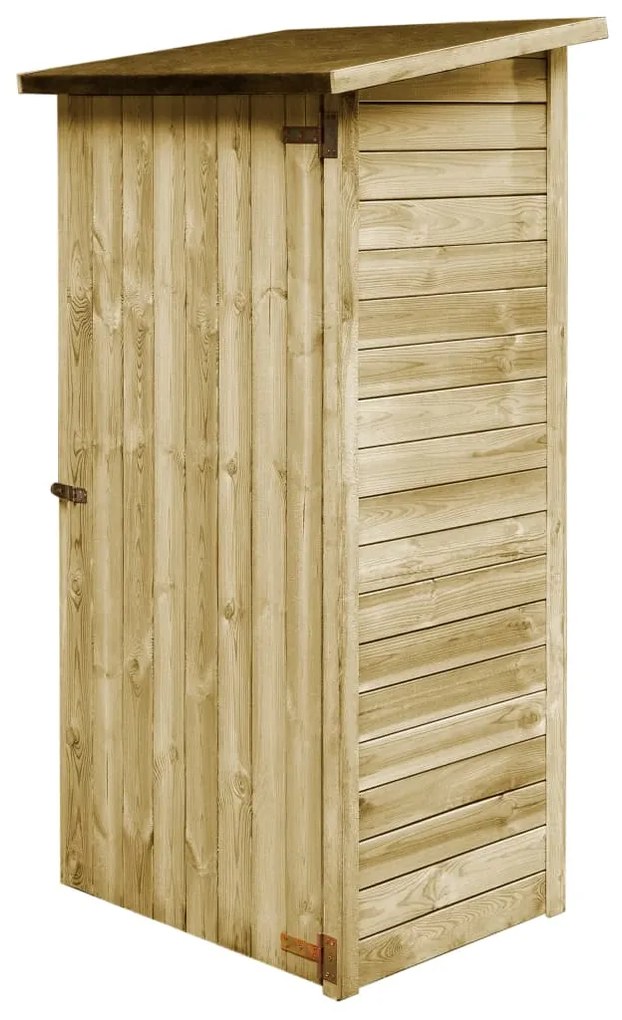 45306 vidaXL Abrigo p/ ferramentas jardinagem 88x76x175cm pinho impregnado