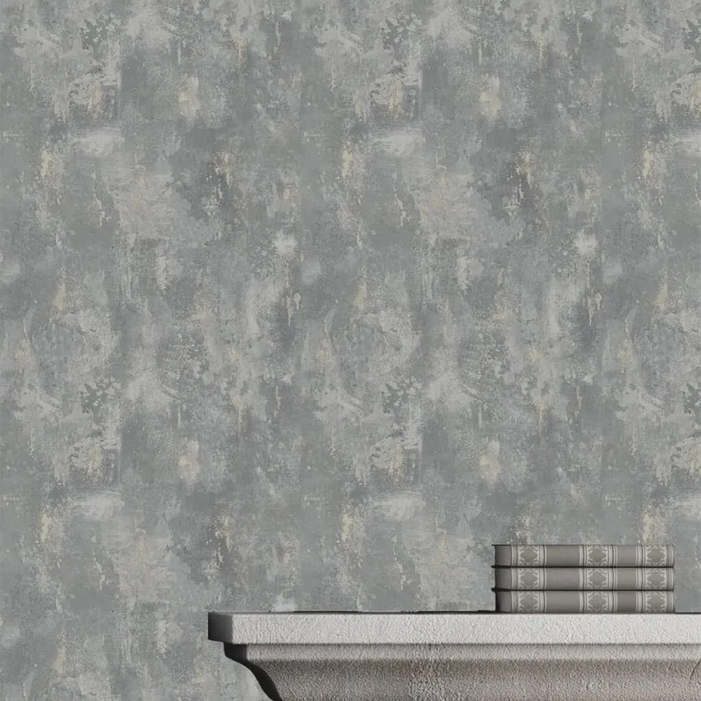 Papel de parede cimento cinzento TP1008
