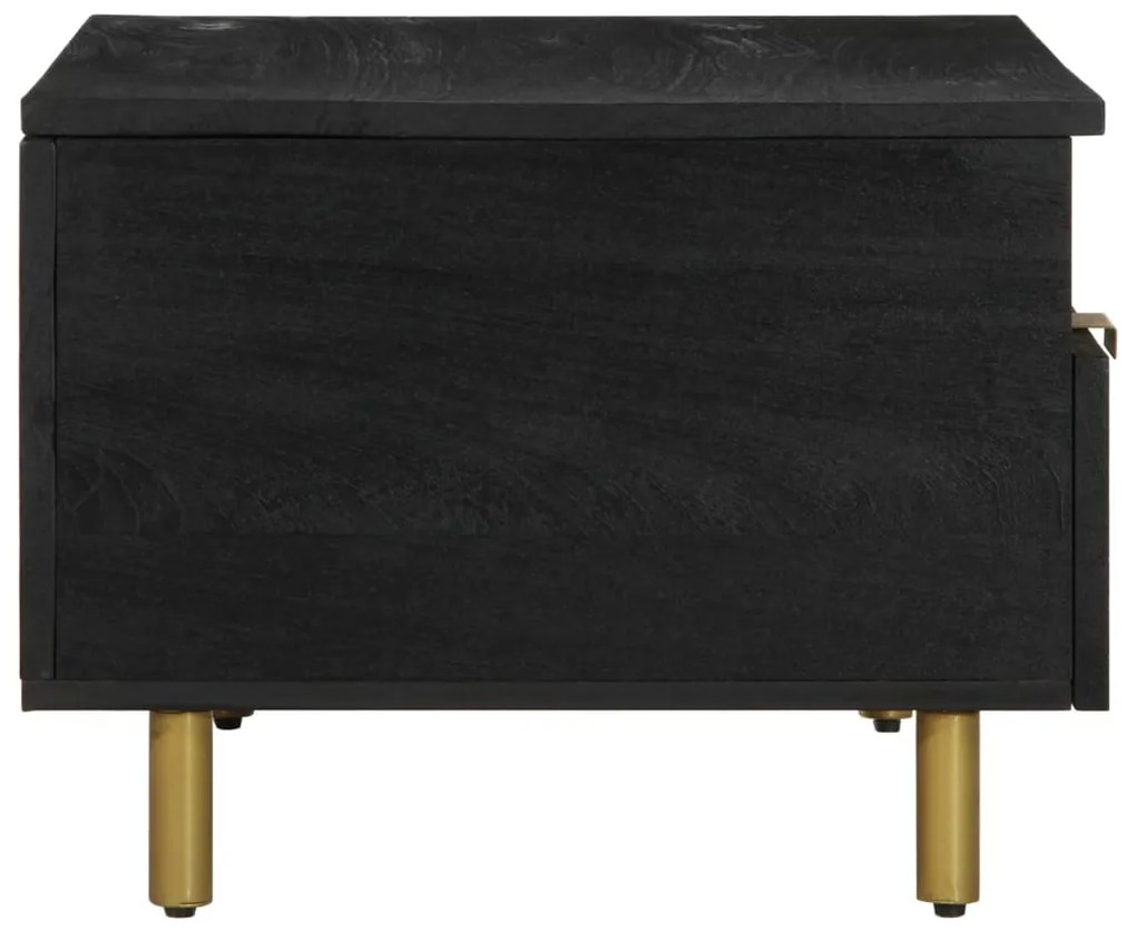 Mesa de centro 80x54x40 cm derivados de madeira preto