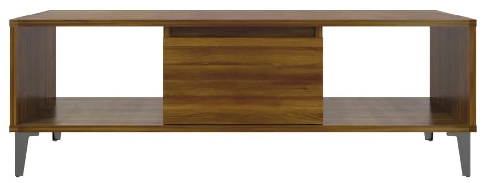 Mesa de centro derivados de madeira carvalho castanho