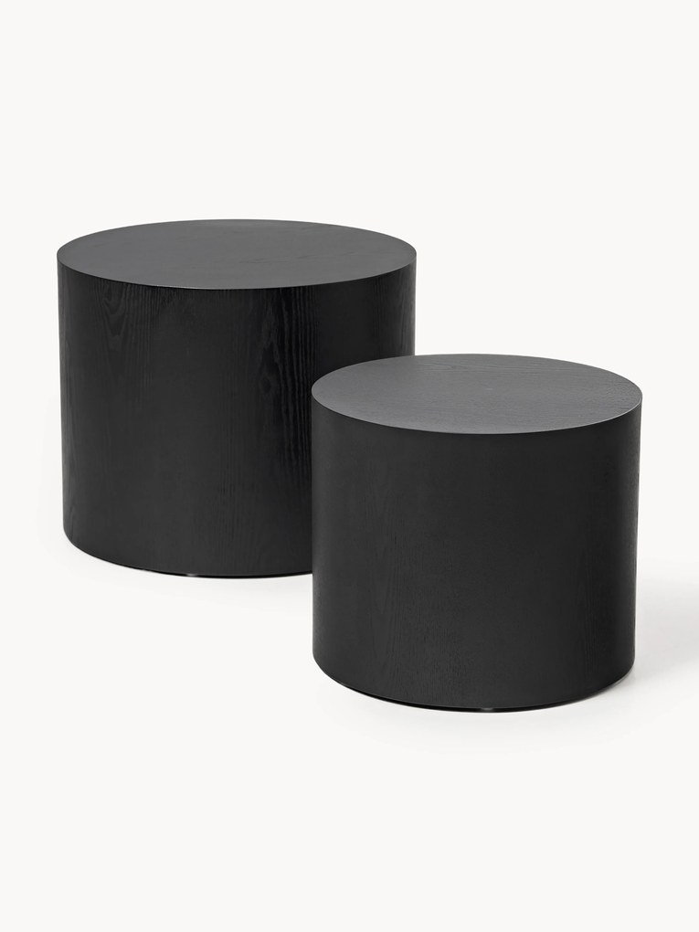 Mesa de centro em madeira Dan, conjunto de 2