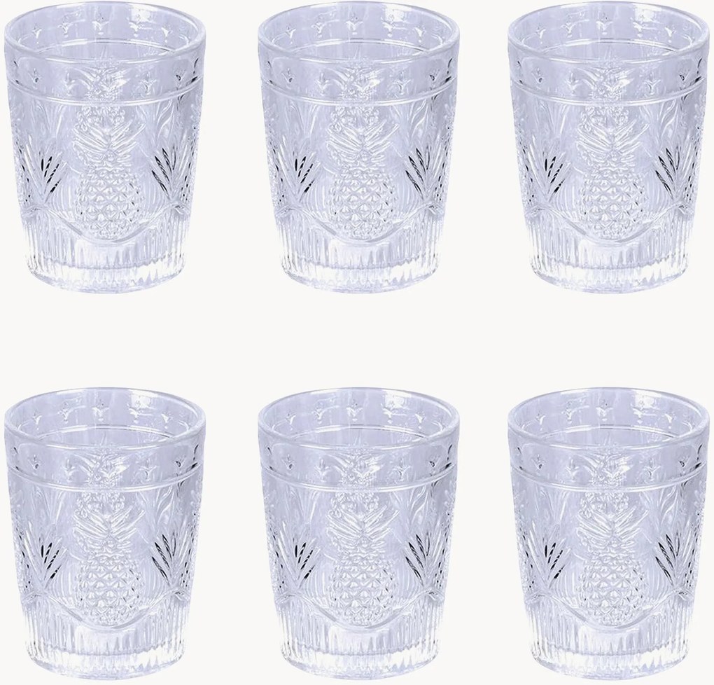 Copos Pina Colada, conjunto de 6