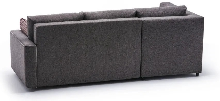 Sofá-Cama de Canto Ece – Castanho – 242x88x90 cm