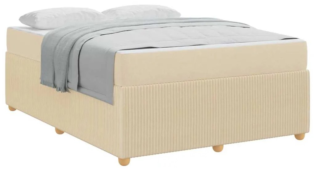 Estrutura da Cama Outros Creme 140 x 200 cm tecido