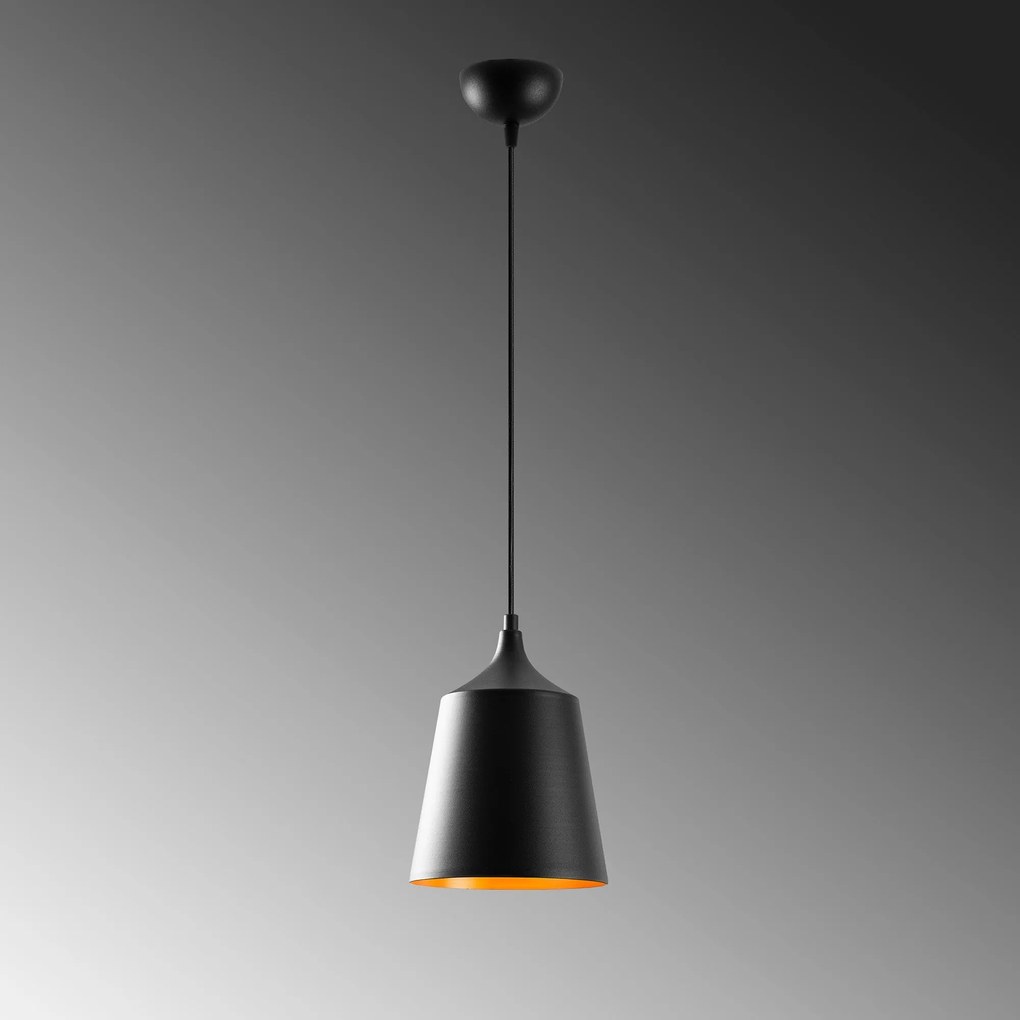 Candeeiro de Teto Dodo – Preto – 20 x 20 cm
