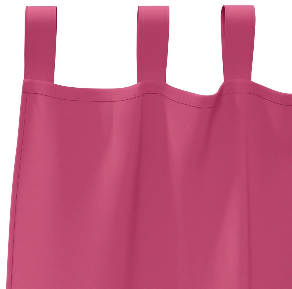 Cortinas opacas com cortinas 2 pcs Rosa 225 x 140 cm Poliéster