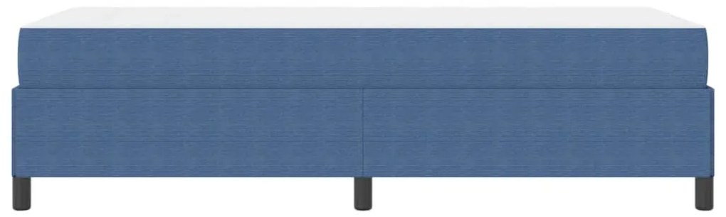Estrutura da Cama Azul 90 x 190 cm Tecido de veludo côtelé