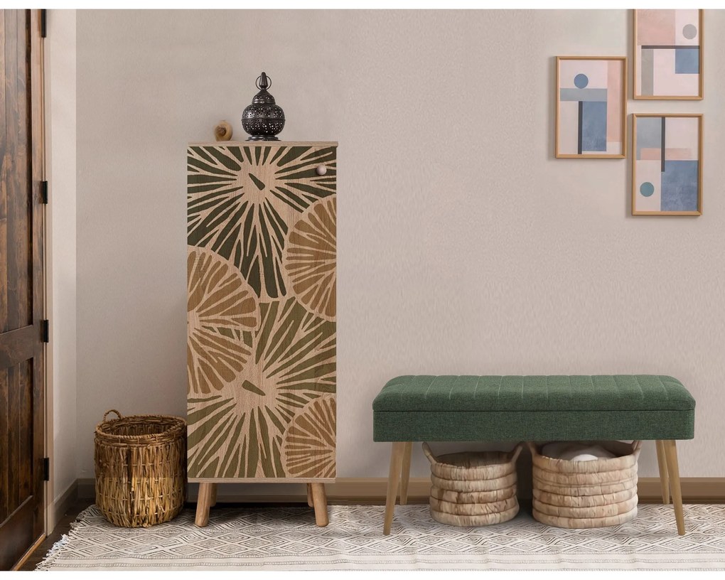 Conjunto de Mobiliário de Entrada Vegas – Sonomo Green – Sapateira 50x